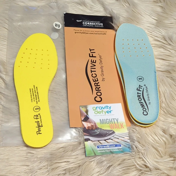 Gravity Defyer Shoes - Corrective Fit by Gravity Defyer orthotic insoles size 9W
